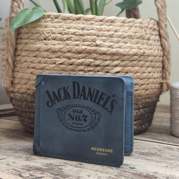 Portefeuille Jack Daniel's en cuir PU gravé laser - DECOMOVE