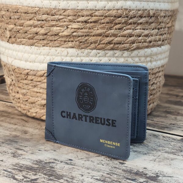 Portefeuille Chartreuse en cuir PU gravé laser - DECOMOVE