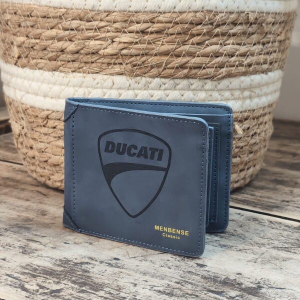 Portefeuille DUCATI en cuir PU gravé laser - DECOMOVE
