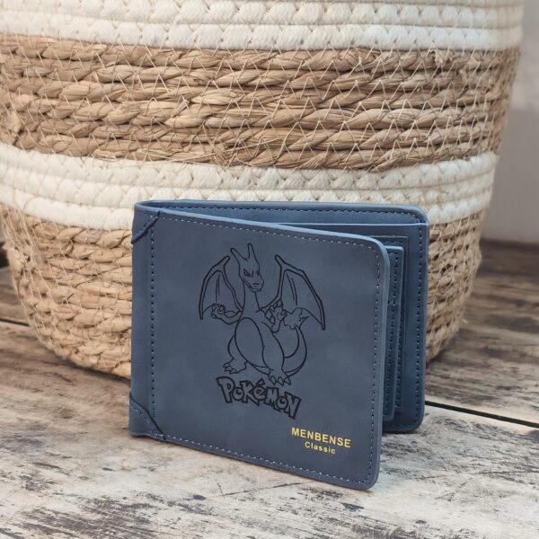 Portefeuille Pokémon en cuir PU gravé laser - DECOMOVE