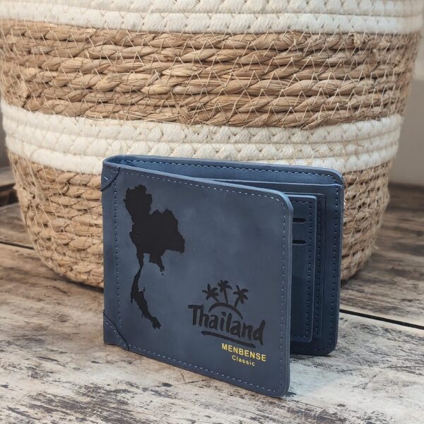 Portefeuille Voyage Thailand en cuir PU gravé laser - DECOMOVE