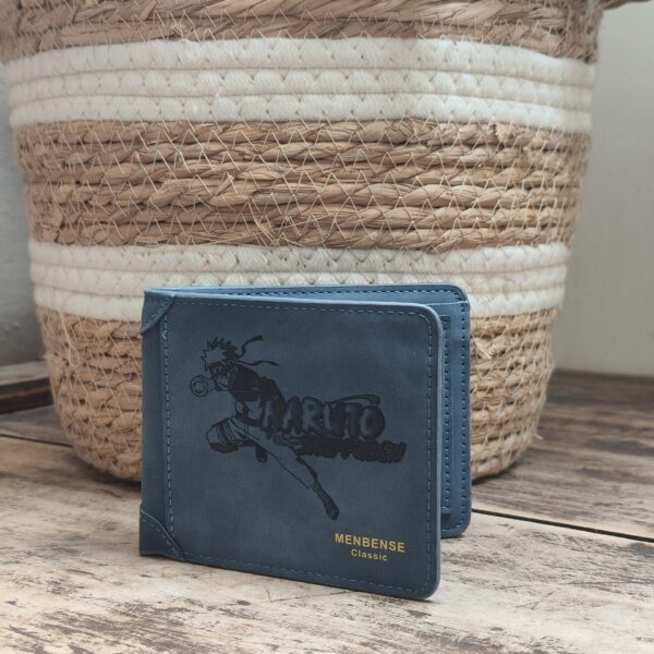 Portefeuille Naruto en cuir PU gravé laser - DECOMOVE