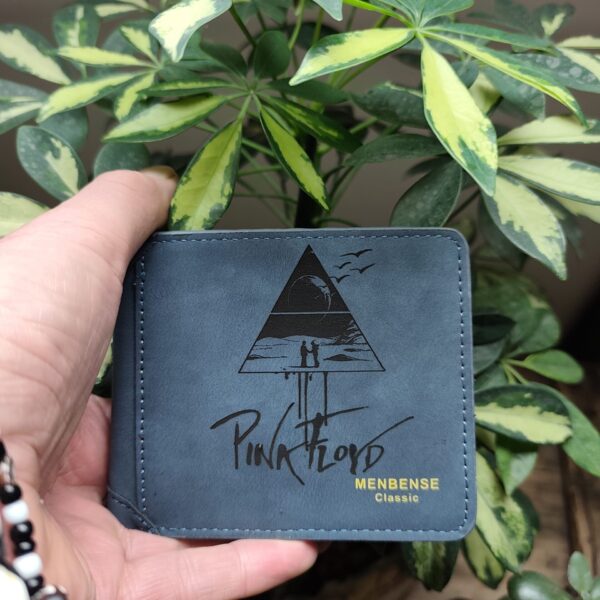 Portefeuille Pink Floyd en cuir PU gravé laser - DECOMOVE
