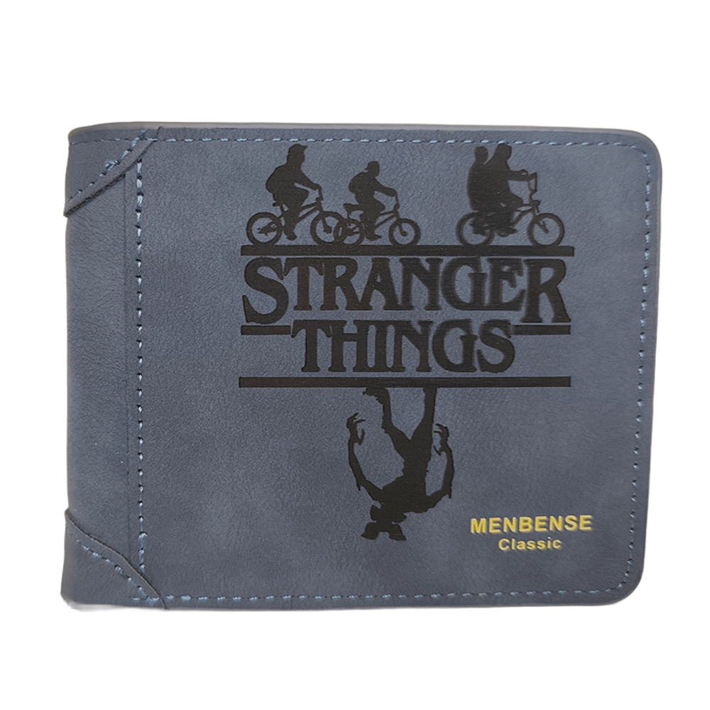 Portefeuille Strangers Things en cuir PU gravé laser - DECOMOVE