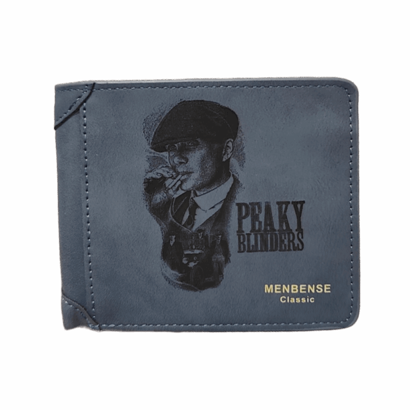 Portefeuille Peaky Blinders en cuir PU gravé laser - DECOMOVE